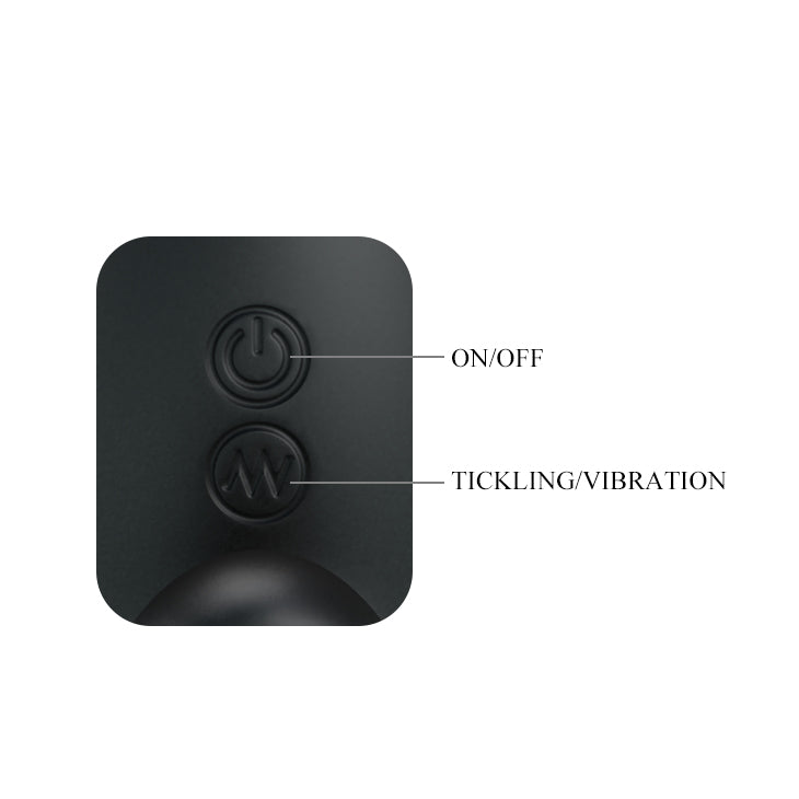 MR PLAY Prostate Massager - Black USB Rechargeable Prostate Massager with Flicking Tip - Mr and Mrs D's