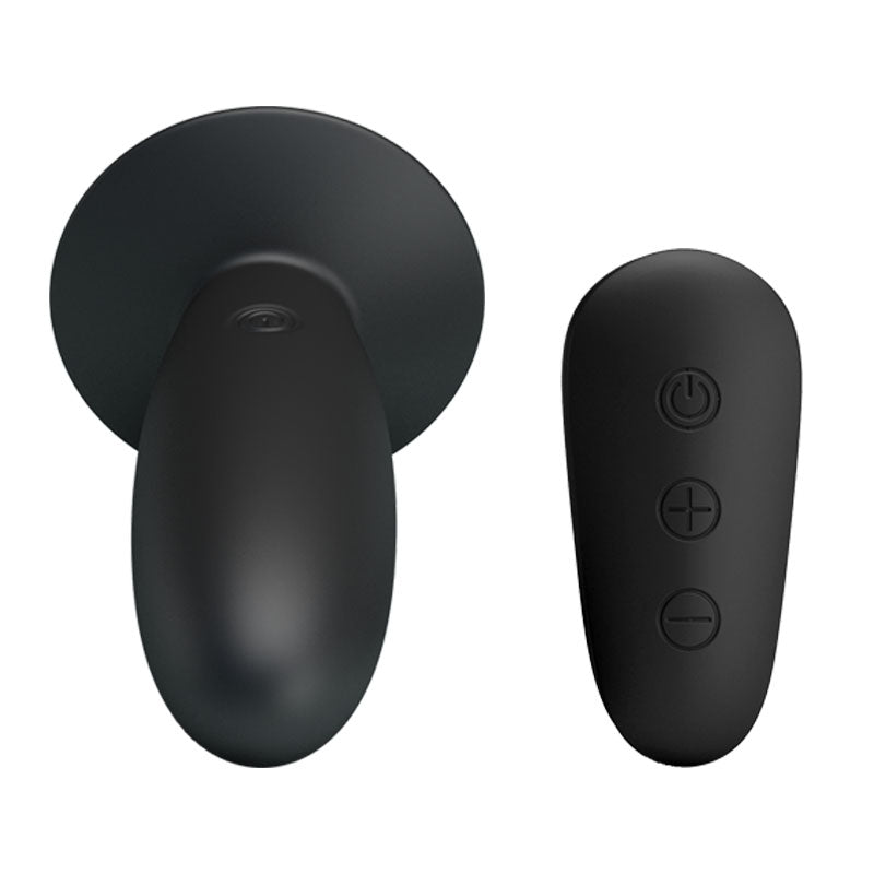 MR PLAY Remote Control Vibrating Anal Plug - Black USB Rechargeable Vibrating Butt Plug with Wireless Remote - Mr and Mrs D's