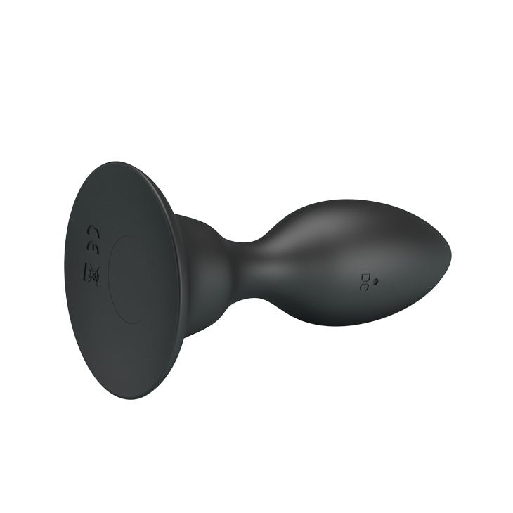 MR PLAY Vibrating Anal Plug - Black 10.8 cm USB Rechargeable Vibrating Butt Plug with Remote - Mr and Mrs D's