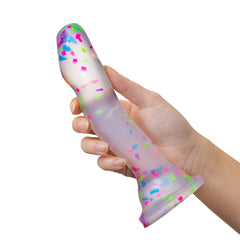 Neo Elite Glow Hanky Panky - Glow In Dark Clear 19 cm Dong - DONGS - Mr and Mrs D's