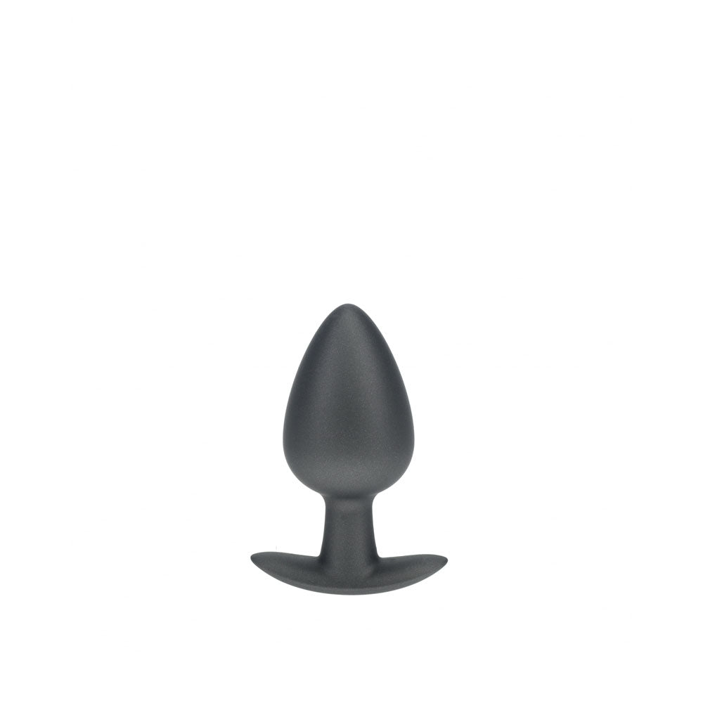 OUCH! Anal Plug - Large - Gun Metal - Gun Metal Grey 8.9 cm Large Butt Plug - ANAL TOYS - Mr and Mrs D's