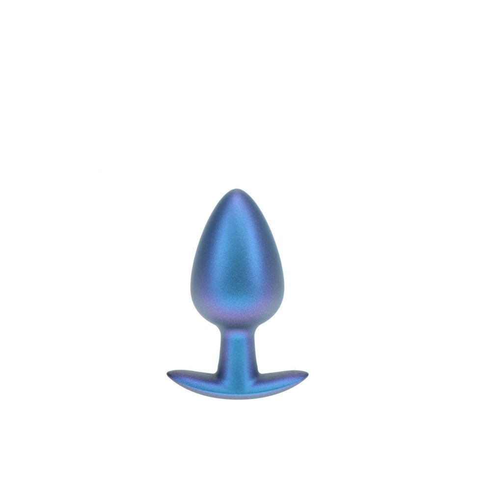 OUCH! Anal Plug - Large - Metallic Blue - Metallic Blue 8.9 cm Large Butt Plug - ANAL TOYS - Mr and Mrs D's