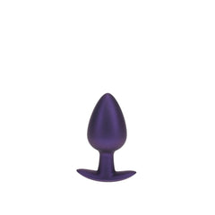 OUCH! Anal Plug - Large - Metallic Purple - Metallic Purple 8.9 cm Large Butt Plug - ANAL TOYS - Mr and Mrs D's