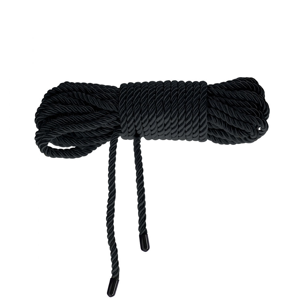 OUCH! Bondage Rope - 10 M - Black - Black Nylon Bondage Rope - 10 metre Length - BONDAGE - TOYS - Mr and Mrs D's