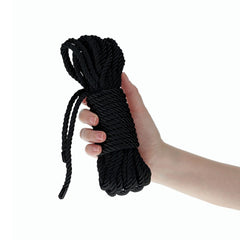 OUCH! Bondage Rope - 10 M - Black - Black Nylon Bondage Rope - 10 metre Length - BONDAGE - TOYS - Mr and Mrs D's