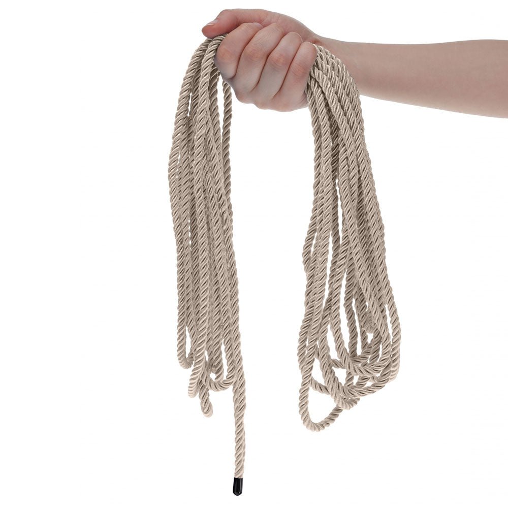 OUCH! Bondage Rope - 10 M - Gold - Gold Nylon Bondage Rope - 10 metre Length - Mr and Mrs D's