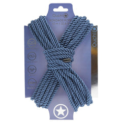 OUCH! Bondage Rope - 10 M - Navy Blue - Navy Blue Nylon Bondage Rope - 10 metre Length - Mr and Mrs D's