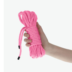 OUCH! Bondage Rope - 10 M - Pink - Pink Nylon Bondage Rope - 10 metre Length - BONDAGE - TOYS - Mr and Mrs D's