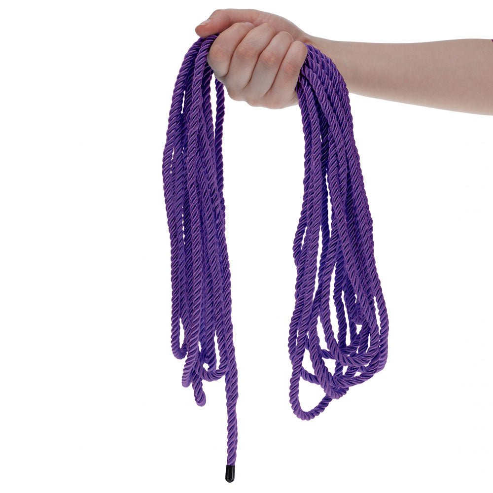 OUCH! Bondage Rope - 10 M - Purple - Purple Nylon Bondage Rope - 10 metre Length - Mr and Mrs D's