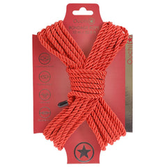 OUCH! Bondage Rope - 10 M - Red - Red Nylon Bondage Rope - 10 metre Length - Mr and Mrs D's