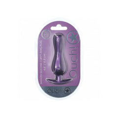 OUCH! Curvy Anal Plug - Metallic Purple - Metallic Purple 11.7 cm Butt Plug - ANAL TOYS - Mr and Mrs D's