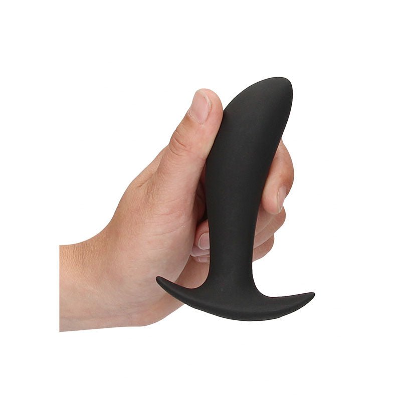 OUCH! e - Stim & Vibrating Butt Plug with Wireless Remote - Black 12.3 cm USB Rechargeable Vibrating Butt Plug with e - Stim - Mr and Mrs D's