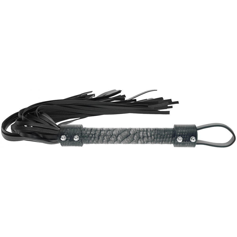 OUCH! Florence Collection - Black Flogger - BONDAGE - TOYS - Mr and Mrs D's