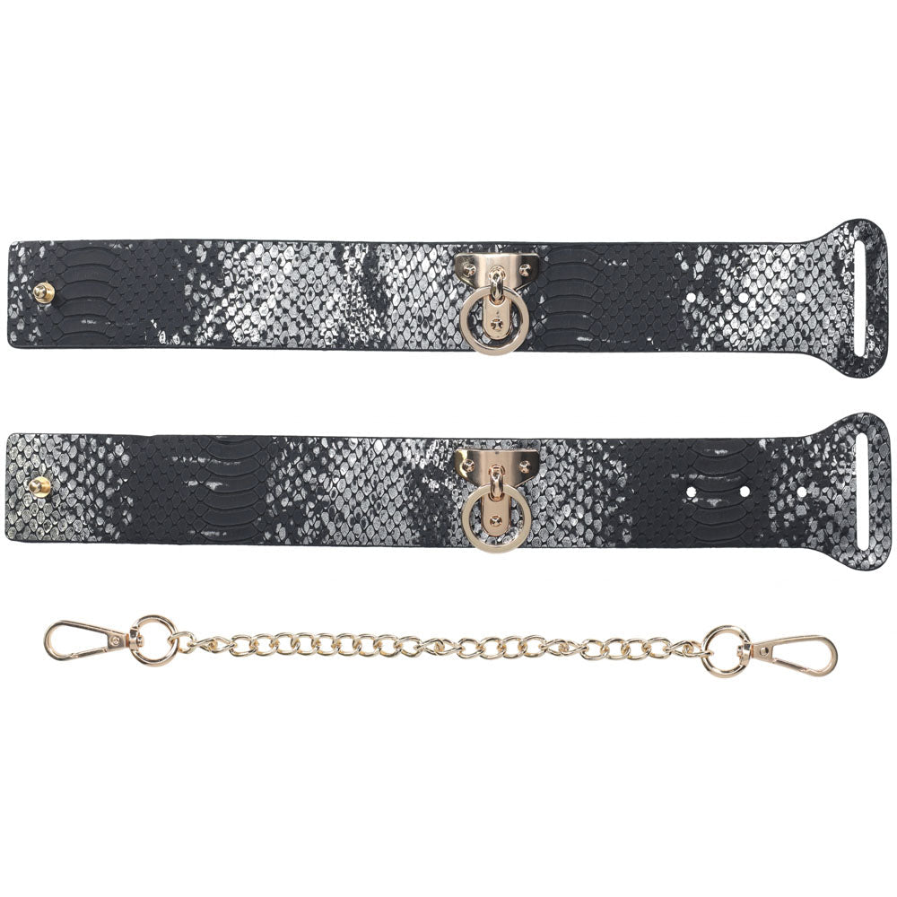 OUCH! Florence Collection - Black Handcuffs - BONDAGE - TOYS - Mr and Mrs D's