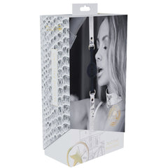 OUCH! Florence Collection - Silicone Ball Gag - White Breathable Mouth Restraint - BONDAGE - TOYS - Mr and Mrs D's