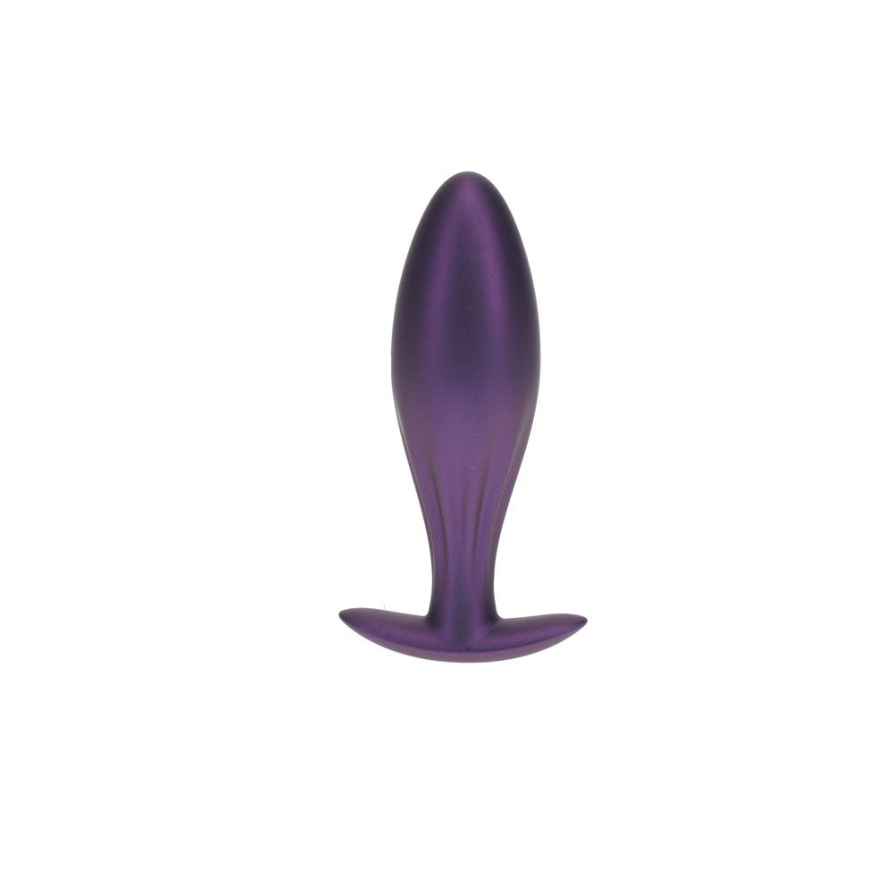 OUCH! Oval Anal Plug - Metallic Purple - Metallic Purple 11.7 cm Butt Plug - ANAL TOYS - Mr and Mrs D's