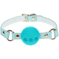 OUCH! Paris Collection - Silicone Blue Ball Gag - BONDAGE - TOYS - Mr and Mrs D's