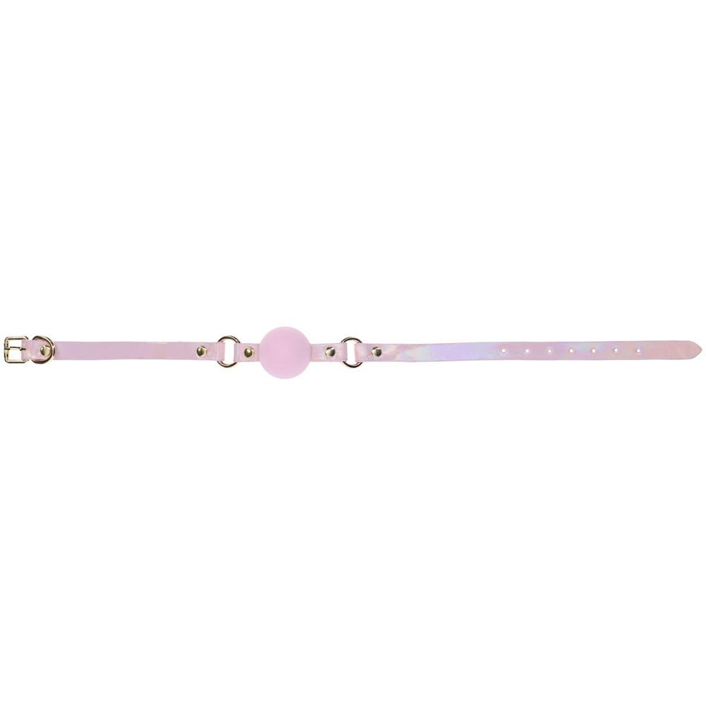 OUCH! Paris Collection - Silicone Pink Ball Gag - BONDAGE - TOYS - Mr and Mrs D's
