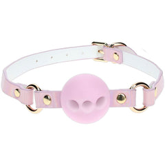 OUCH! Paris Collection - Silicone Pink Ball Gag - BONDAGE - TOYS - Mr and Mrs D's