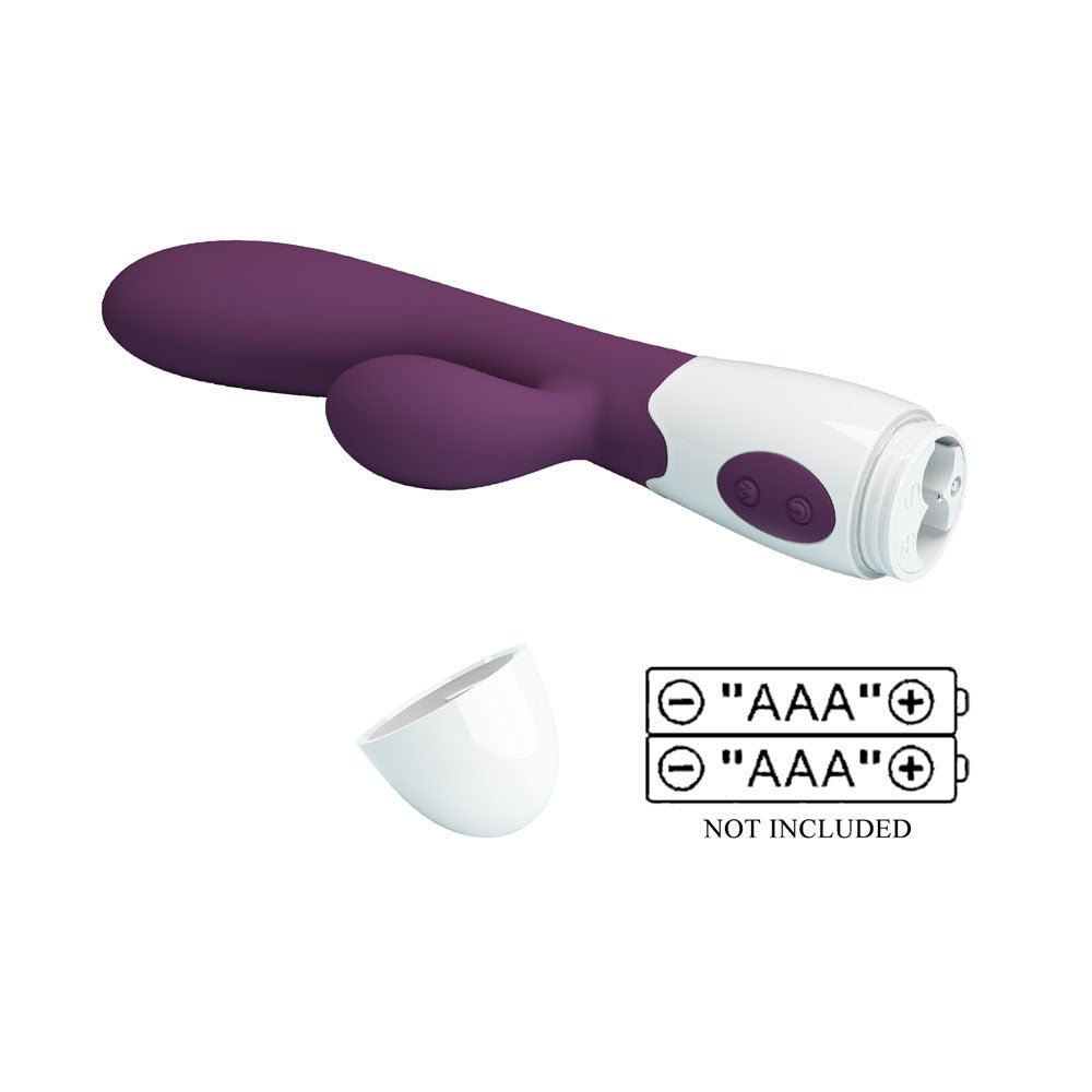 Party Up BEN Classic Vibe - Purple - Purple 20 cm Rabbit Vibrator - Mr and Mrs D's