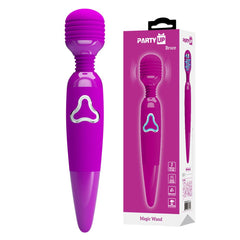 Party Up BRUCE Wand - Pink - Pink 25 cm USB Rechargeable Massage Wand - Mr and Mrs D's