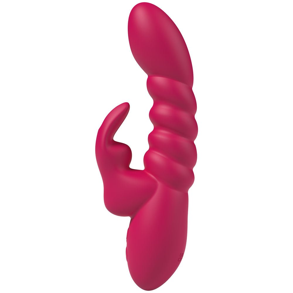 Party Up BRYNLYN - Pink - Pink 18.2 cm USB Rechargeable Rabbit Vibrator - Mr and Mrs D's