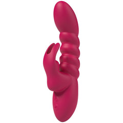 Party Up BRYNLYN - Pink - Pink 18.2 cm USB Rechargeable Rabbit Vibrator - Mr and Mrs D's