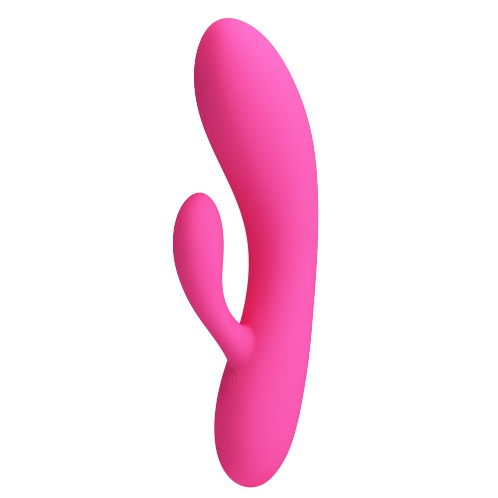 Party Up CLARE Flexible Vibe - Pink - Pink 16.9 cm USB Rechargeable Rabbit Vibrator - Mr and Mrs D's