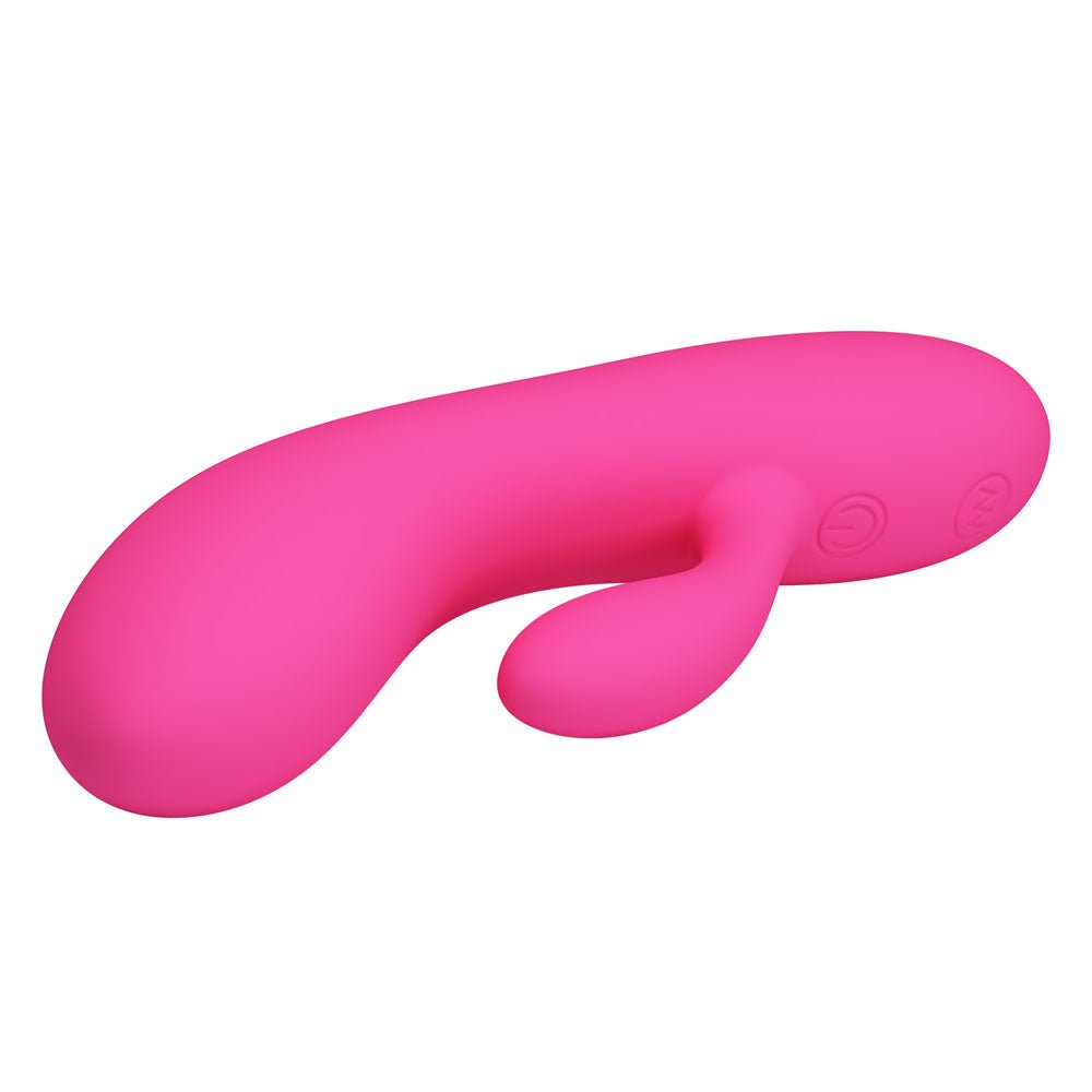 Party Up CLARE Flexible Vibe - Pink - Pink 16.9 cm USB Rechargeable Rabbit Vibrator - Mr and Mrs D's