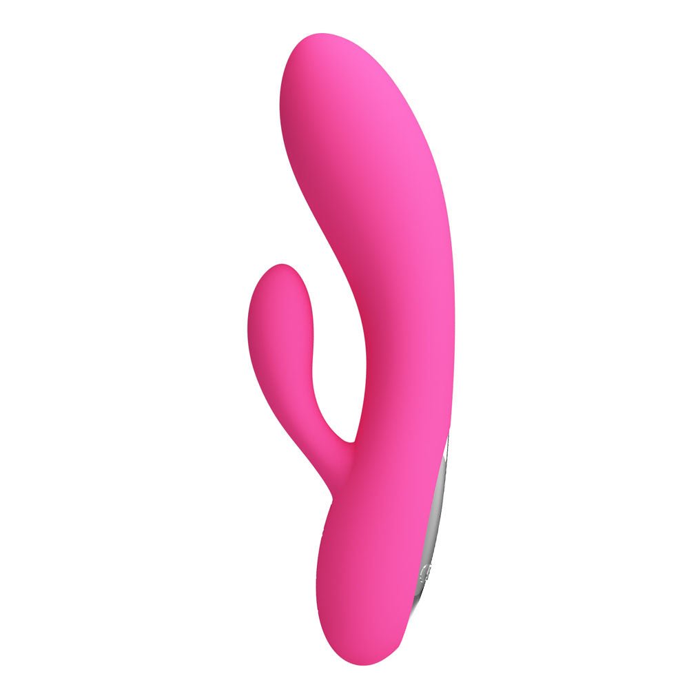 Party Up CLARE Flexible Vibe - Pink - Pink 16.9 cm USB Rechargeable Rabbit Vibrator - Mr and Mrs D's