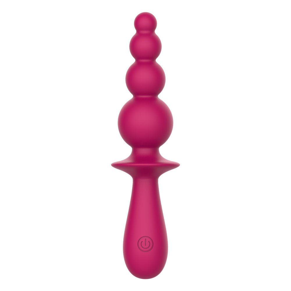 Party Up EVAJANE - Pink - Pink 17.1 cm USB Rechargeable Beaded Vibrator - Mr and Mrs D's