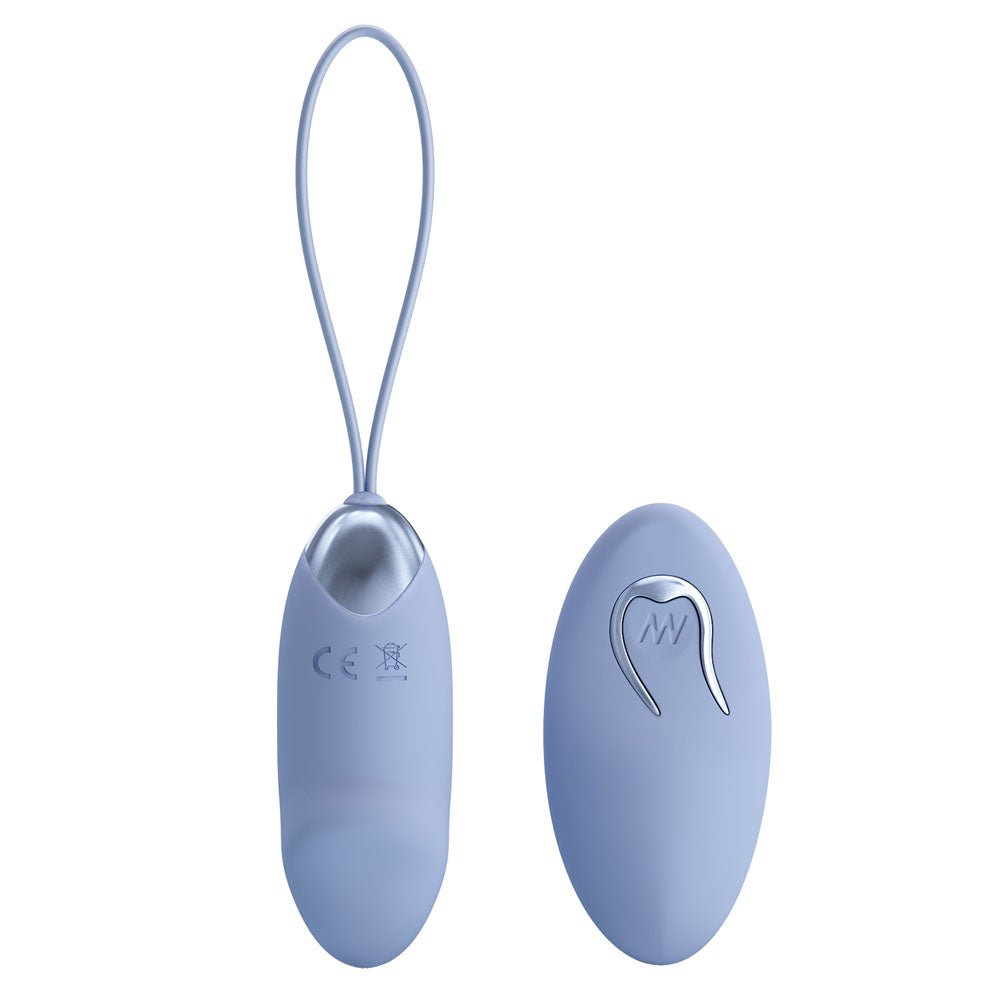 Party Up IVAN Remote Egg - Purple - Purple USB Rechargeable Vibrating Egg with Wireless Remote - Mr and Mrs D's