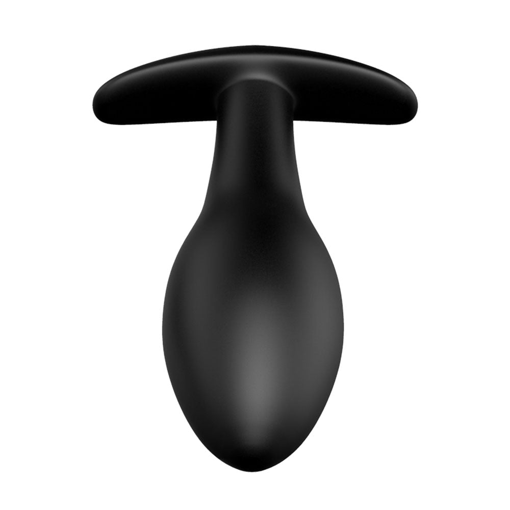 Party Up JASON Vibrating Anal Plug - Black 8.5 cm Vibrating Butt Plug with Remote - Mr and Mrs D's