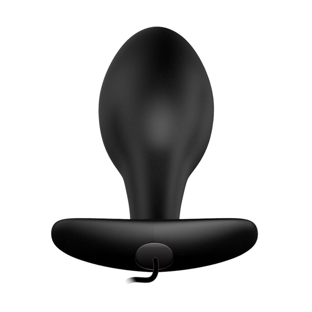 Party Up JASON Vibrating Anal Plug - Black 8.5 cm Vibrating Butt Plug with Remote - Mr and Mrs D's