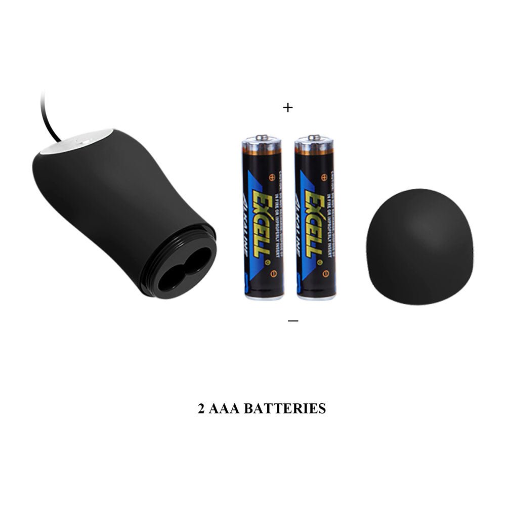 Party Up JASON Vibrating Anal Plug - Black 8.5 cm Vibrating Butt Plug with Remote - Mr and Mrs D's