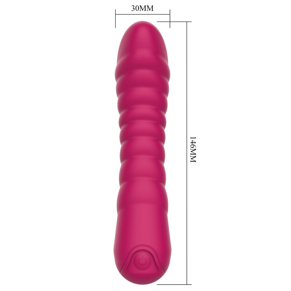 Party Up JAYLEI - Pink - Pink 14.6 cm USB Rechargeable Vibrator - Mr and Mrs D's