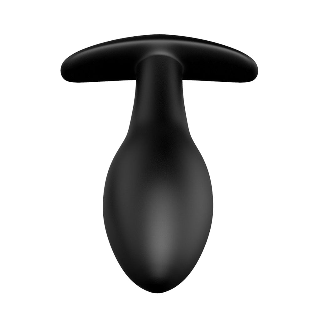 Party Up JEFF Silicone Plug - Black 8.5 cm Butt Plug - Mr and Mrs D's