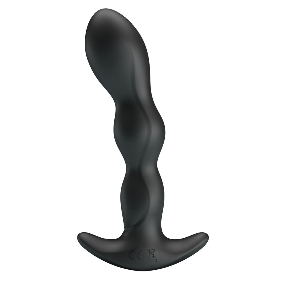 Party Up JIM Vibrating Plug - Black 14.5 cm USB Rechargeable Vibrating Butt Plug - Mr and Mrs D's