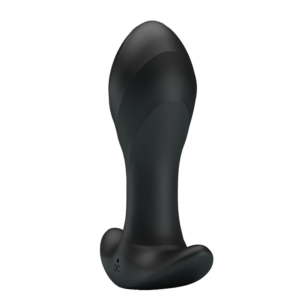 Party Up KEITH Vibrating Plug - Black 10.5 cm USB Rechargeable Vibrating Butt Plug - Mr and Mrs D's