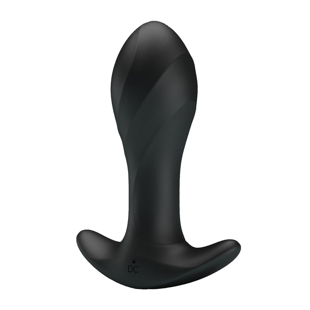 Party Up KEITH Vibrating Plug - Black 10.5 cm USB Rechargeable Vibrating Butt Plug - Mr and Mrs D's