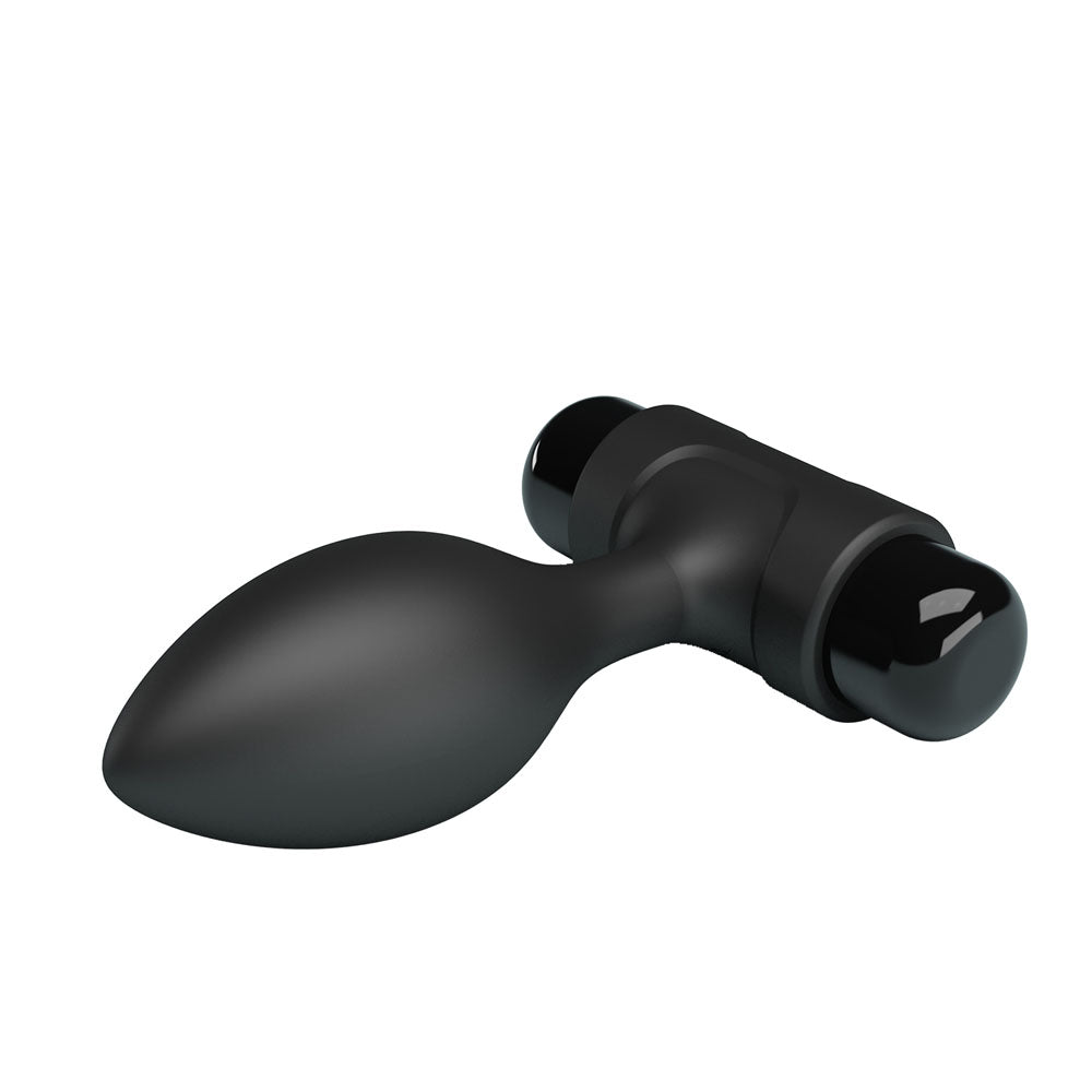 Party Up KEN Vibrating Butt Plug - Black 8.6 cm Vibrating Butt Plug - Mr and Mrs D's