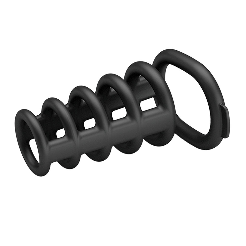Party Up KIM Cock Cage - Black Cock Ring Cage - Mr and Mrs D's