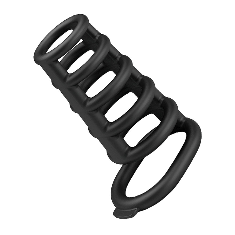 Party Up KIM Cock Cage - Black Cock Ring Cage - Mr and Mrs D's