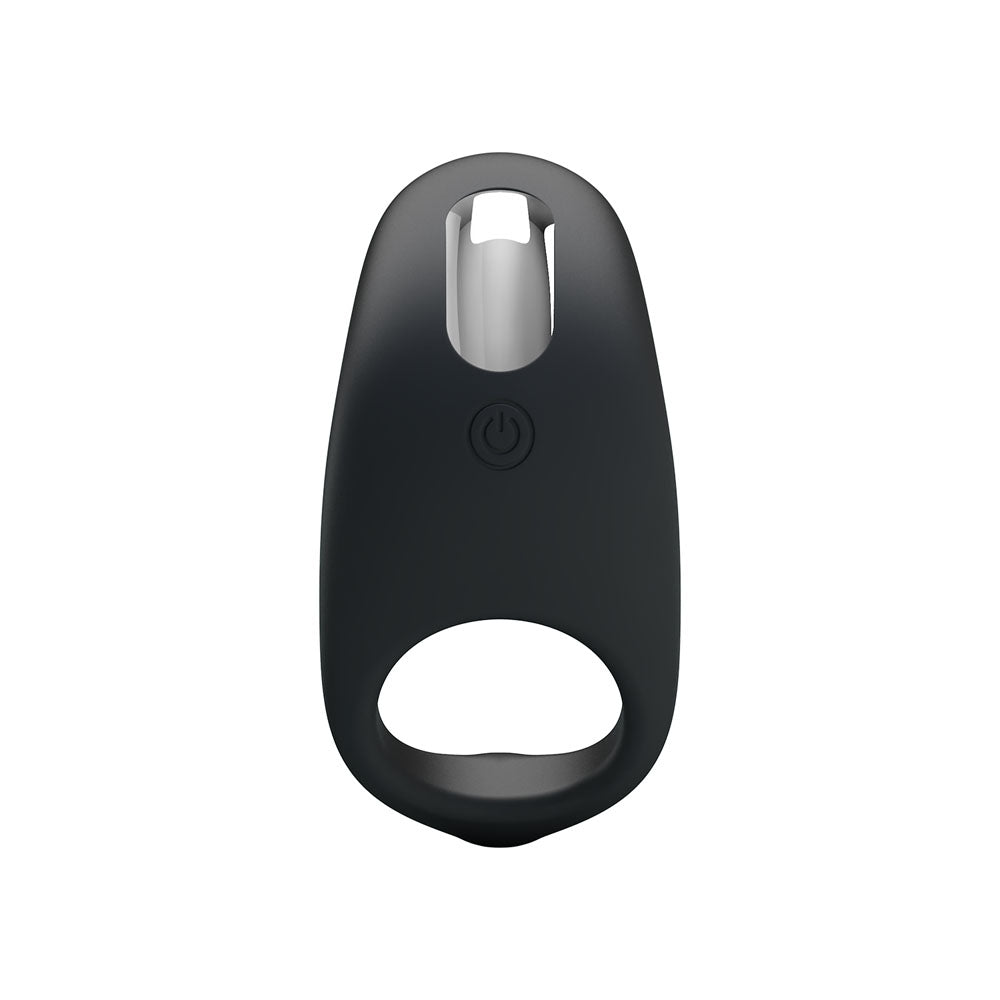 Party Up KING Rechargeable Cock Ring - Black USB Rechargeable Cock Ring - Mr and Mrs D's