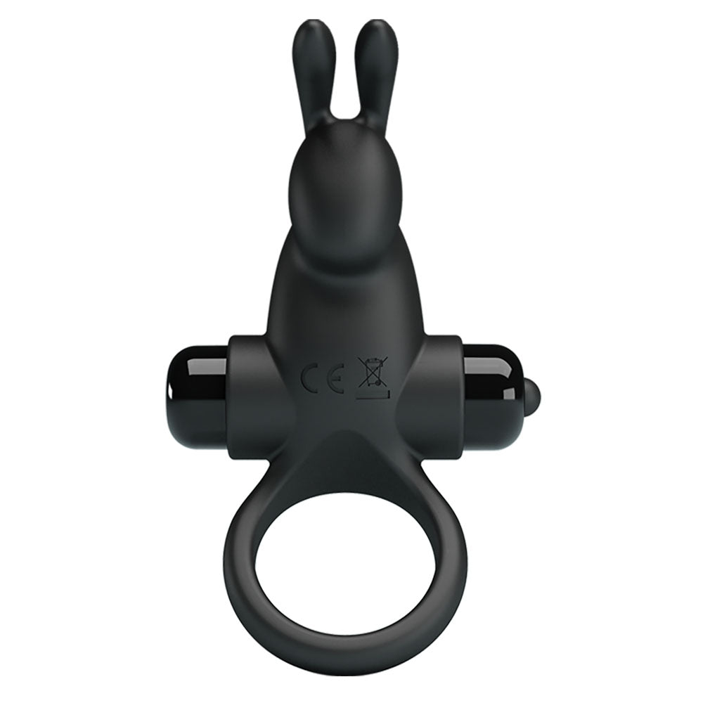Party Up LARRY Vibrating Cock Ring - Black Vibrating Cock Ring - Mr and Mrs D's