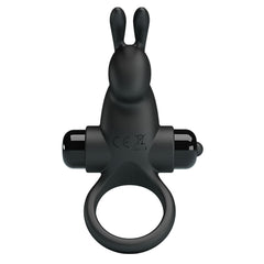 Party Up LARRY Vibrating Cock Ring - Black Vibrating Cock Ring - Mr and Mrs D's
