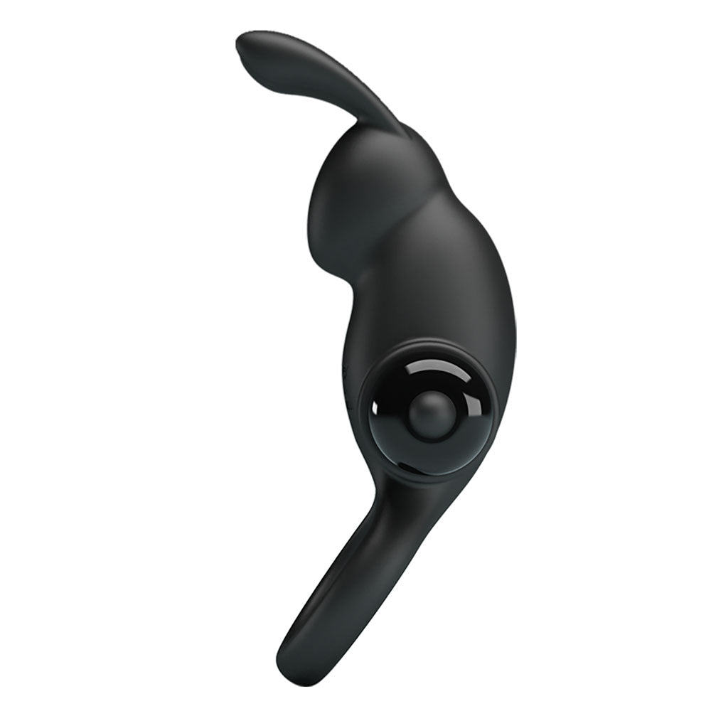 Party Up LARRY Vibrating Cock Ring - Black Vibrating Cock Ring - Mr and Mrs D's
