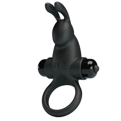 Party Up LARRY Vibrating Cock Ring - Black Vibrating Cock Ring - Mr and Mrs D's