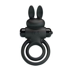 Party Up LAWRENCE Vibrating Cock Ring - Black Vibrating Cock & Balls Ring - Mr and Mrs D's