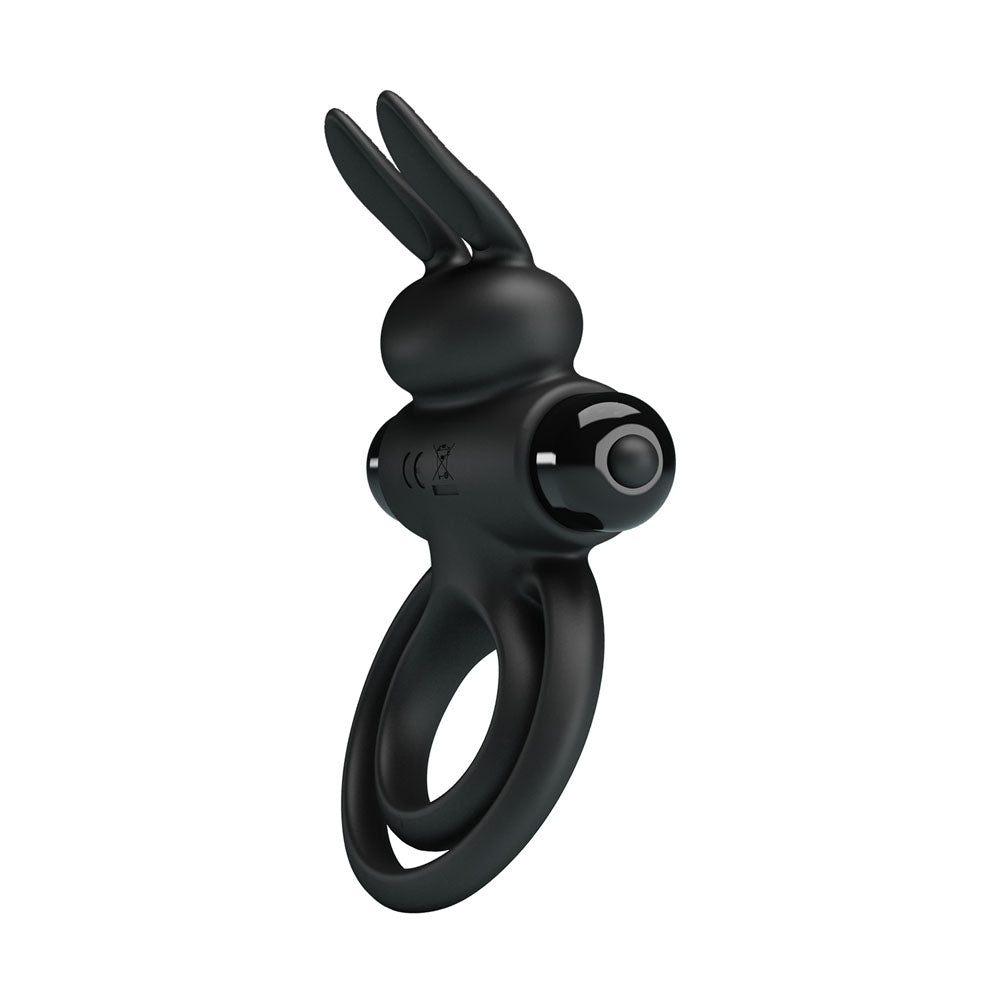 Party Up LAWRENCE Vibrating Cock Ring - Black Vibrating Cock & Balls Ring - Mr and Mrs D's